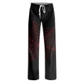 thumbnail image 5 of Halloween Pajama Pants Women Stretch Lounge Pants Comfy Pjs Sleep Bottoms Soft Pajama Pants Cute Trousers Loose Palazzo, 5 of 6