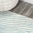 thumbnail image 3 of JONATHAN Y LUXOR 2 x 8 Runner Rug, Arlo Woodgrain Geometric - Ivory/Blue, LUX104A-28, 3 of 7