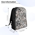 thumbnail image 4 of Fotbe Leopard And Zebra Mochila de Viaje para Laptop, Mochila Ejecutiva Delgada y Resistente 15.6", 4 of 8