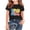 Black a1, variant on 100th Day of School Shirt Girls Trendy Cute Graphic Tees Uniform Workout Tops Summer Short Sleeve Shirts Size 2-14 Years