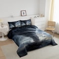 thumbnail image 5 of 3D Tornado Comforter Set for Teens Lightning Bedding Set Natural Disaster Bedding Home Decor Comforter Twin Tornado Pattern Quilted Duvet Set, 5 of 7
