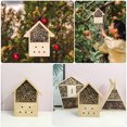 thumbnail image 2 of HEALEEP 2Pcs Bee Hive House Bee Breeding Wood Color For Beekeepers, 2 of 5