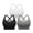 Black/Grey/White, variant on 3 Pack Seamless Nursing Sports Bra Support Yoga Maternity Bras Pregnancy Sleep Bralette.Criss-Cross