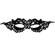 Western Mania 63314 Lace Mask, Black - One Size