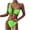 Bikini Tankini Coverup Swimsuits Green on Clearance, variant on BSDJILFG Women's Bikini Sets Two Piece Swimsuit Smocked Back Tie Cheeky Mid Rise Swimwear