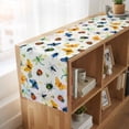 thumbnail image 6 of Table Runners 72 Inches Long Dress Scarves, Spring Butterfly Dragonfly Farmhouse Kitchen/Dining Table Runner, Coffee Tablerunners, Botanical Floral Colorful 14x72 Inch, 6 of 9