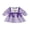 Purple, variant on RUINIXCW Toddler Bbay Girl Halloween Dress Outfit Infant Baby Girls Fall Gingham Plaid Dress Pumpkin Ghost Embroidery Puff Long Sleeve Bow Decror A Line Dress