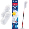 thumbnail image 1 of Vileda Flex & Catch Heavy Duty Duster for Cleaning, 3 ft. Handle Plus 3 Refills, 1 of 14
