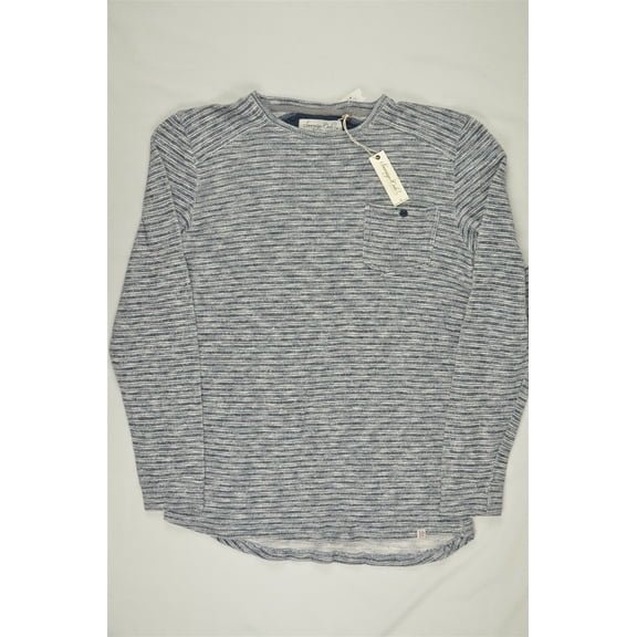 Sovereign Code Men Navy Striped Sweatshirt sz L