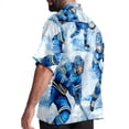 thumbnail image 3 of Ice Hockey Men's Short Sleeve Beach Shirts Button Down Poplin Casual Printed Summer Unisex, 3 of 6