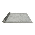 thumbnail image 2 of Ahgly Company Indoor Round Abstract Gray Modern Area Rugs, 4' Round, 2 of 4
