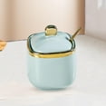 thumbnail image 4 of serony Porcelain Sugar Bowl Ceramic Condiment Pot Restaurant for Kitchen Round Countertop Orange Green Square, 4 of 6