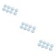 thumbnail image 1 of Naiovety 8 almohadillas para pies autoadhesivas azules para muebles y muebles deslizantes sin esfuerzo y fáciles de mover circulares de 22 mm. Type1 NO1, 1 of 6