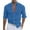 Blue, variant on Utoimkio Men's Linen Button Down T Shirts Casual Lightweight Business Long Sleeve Turndown Collar Shirts for Men Casual Loose Summer Beach Shirt Tops