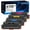 4-pack 410X CF410X High Yield Toner Cartridge, variant on Compatible for HP 410X Toner Cartridges Pack of 4 410X 410A CF410X CF410A Laserjet MFP M477fdw M477fnw M477fdn Pro M452dn M452dw M452nw M477 M452 Printer Ink