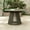 Grey, variant on Christopher Knight Home 47" Round Outdoor Dining Table, Wood Patio Table with Slatted Pedestal Base, Light Teak