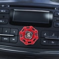thumbnail image 2 of Shisuyan Shift Gear Cover For Car Red Metal 1Pcs 2.0X2.0X1.2In, 2 of 9