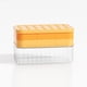 thumbnail image 5 of Bandeja para cubitos de hielo 2 en 1, molde multifuncional de silicona para hacer palitos de hielo con caja de almacenamiento, color naranja, 5 of 10