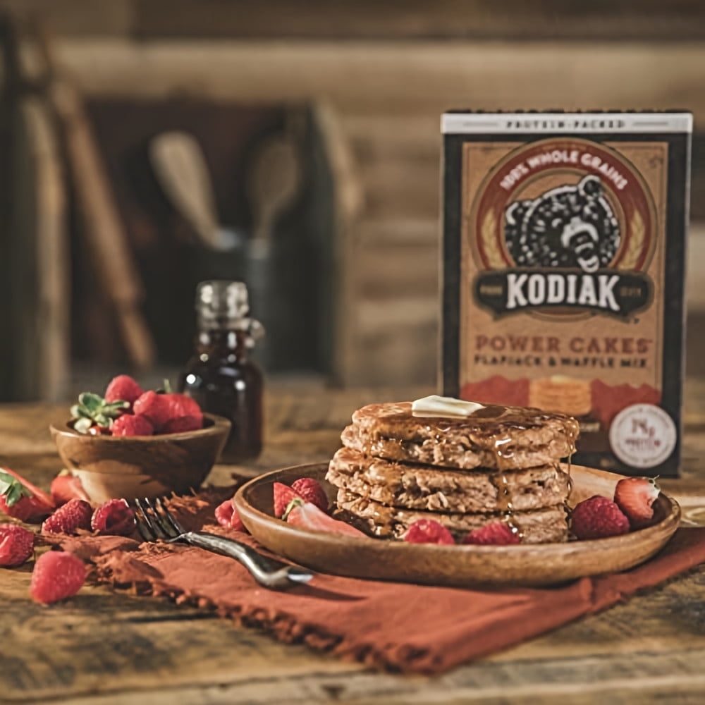 Kodiak Cakes Power Cakes Flapjack & Waffle Mix, Cinnamon Oat, 20 oz (Pack of 10)