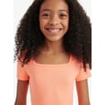 thumbnail image 3 of Justice Girls Mesh Hem Tulip Short Set, Sizes XS - XLP, 3 of 7