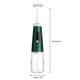 thumbnail image 4 of Seitruly Irrigador de inalámbrico Pantalla digital giratoria 350ml Flosser de agua Herramienta de limpieza de de viaje cuidado de los oídos Verde, 4 of 6