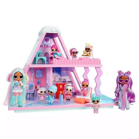 LOL Surprise Winter Snow Chalet Playset (Made from Real Wood)