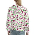 thumbnail image 7 of Haiem Tulips Flowers for Women's Fashion Hoodies & Sweatshirts with Kangaroo Pocket,Hooded Sweatshirt with Eye-catching Drawstrings-Medium, 7 of 7