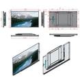 thumbnail image 3 of 32inch Digital Signage, 1000nits High Brightness Advertising Display, Slim Fit Frameless LCD Monitor, CMS Remote Publishing, 24/7 Operation, Smart Split Screen Play, HDMI/USB/WiFi/Android System, 3 of 9