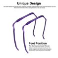 thumbnail image 5 of Thick Curly Hair Large Headband Invisible Hair Hoop Sunglasses Shape Hairstyle Fixing Tool 2Pcs, 5 of 5