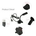 thumbnail image 2 of Microphone de Bureau USB 360° Réglable Supporte Chat Vocal Enregistrement Micro pour PC Mac avec port USB, 2 of 6