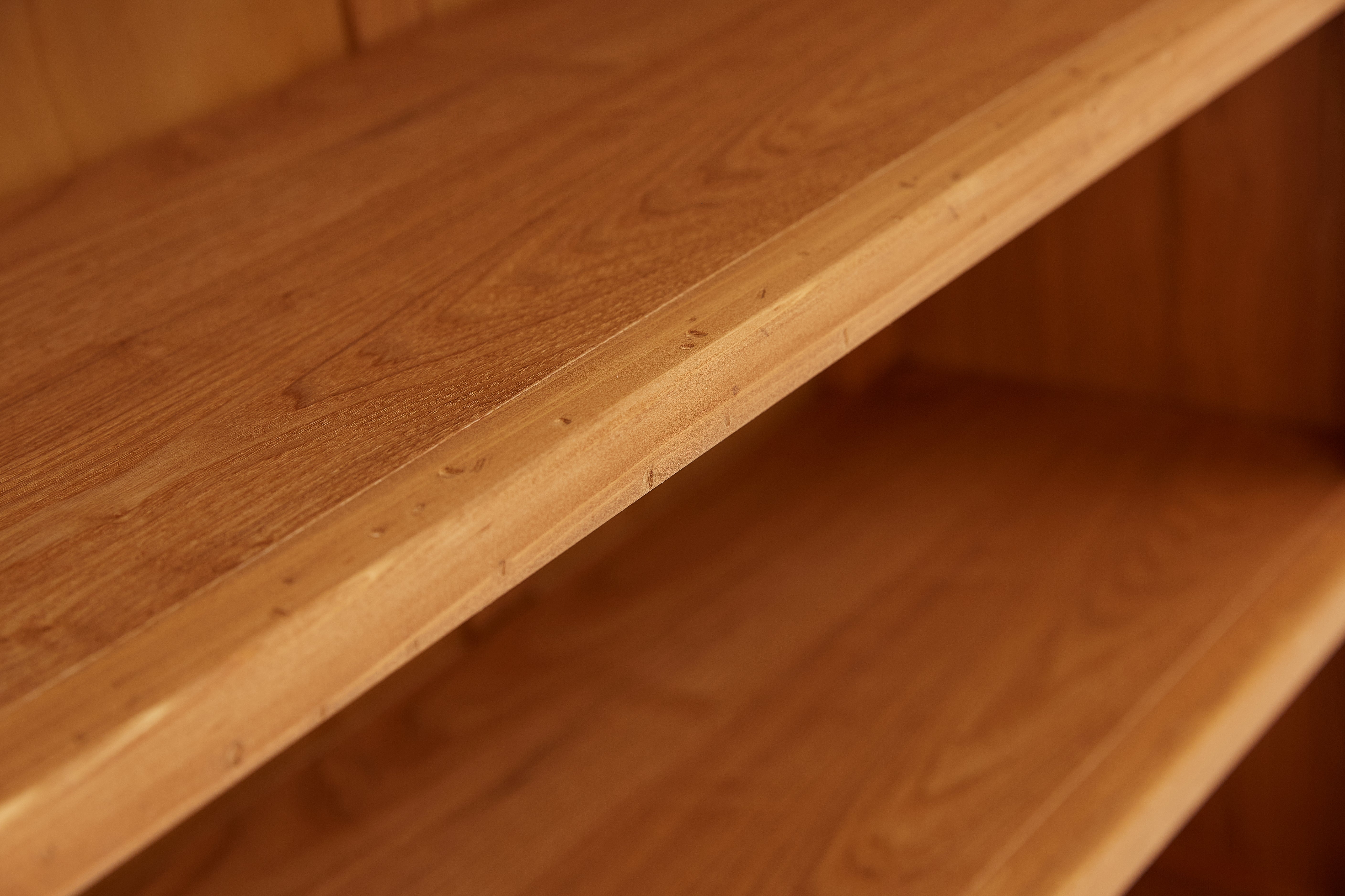 Greener Valley Tall Bookshelf DN302W Traditional Solid Wood 5-Shelf 35.2" x 13.3" x 69.7"