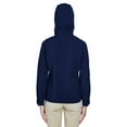 thumbnail image 2 of North End 78166 Women's Prospect Two-Layer Fleece Bonded Soft Shell Hooded Jacket-Classic Navy-3XL, 2 of 3