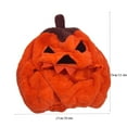thumbnail image 7 of Halloween Pumpkin Motorcycle Helmet Cover,Cartoon Plush Full Face Helmet Protective Cover, Cute Motorcycle Helmet Accessories for Halloween, Helmet Cover for Fun Rides and Gifts,Helmet Not Included, 7 of 7