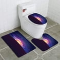 thumbnail image 1 of Juego de alfombras de baño ABPHQTO Amanecer cielo de la mañana 3 piezas, 1 of 2