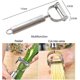 thumbnail image 3 of 2 in 1 Stainless Steel Potato Peeler and Shredder, Grated Carrots, 3 of 5