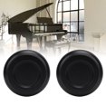 thumbnail image 1 of Solid Wood Piano Caster Cup, Sturdy and Lasting, Foam Base Design, Universal Fit, Stable Support, Prevent Floor Damage, 4 Pcs for Upright Piano, Non Slip, Anti Noise Pad, 1 of 7
