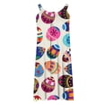 thumbnail image 5 of Wlylongift 2024 Summer New Women's Floral Sunset Printed Camisole Pleated Vacation Style Dress Easter St.Parik's Day, 5 of 5