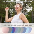 thumbnail image 3 of Gafas de Sol para Correr Jefoo Polarizadas Retro UV400 para Mujeres y Hombres, 3 of 7