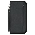 thumbnail image 1 of Passport Wallet for Travel, Waterproof RFID Protection Travel Accessories with Zipper Closure for Men Women (Polyester, Large Capacity), 1 of 6