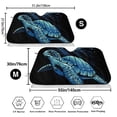 thumbnail image 3 of Balery Ocean Turtle Windshield Sun Shade, Car Front Window Sunshade Cover ,Automotive Interior Portected Blocks Uv Rays For Car Pickup Truck Suv Accessories- Small, 3 of 7
