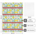 thumbnail image 2 of 2 Pcs Pioneer Flower Floral Print Pattern Kitchen Towels, Funny Microfiber Dish Towel Set, 18" X 26" Tea Towels, 2 of 6