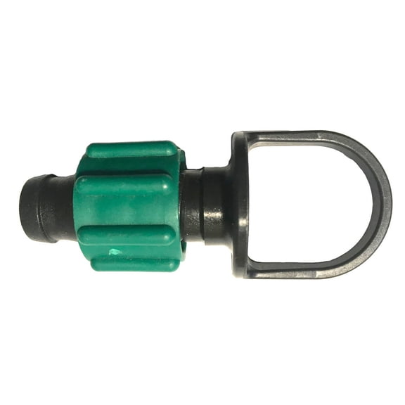 USA MADE - 5 PACK PREMIUM Drip Tape Irrigation Tubing End Plug With Pull (5/8" - 1/2" or .625" - .645") Universal Perma-Loc Connector Barbed Locking Fitting - Fits All Brands 16mm Drip Tape AG Tubing