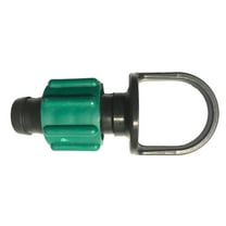 USA MADE - 5 PACK PREMIUM Drip Tape Irrigation Tubing End Plug With Pull (5/8" - 1/2" or .625" - .645") Universal Perma-Loc Connector Barbed Locking Fitting - Fits All Brands 16mm Drip Tape AG Tubing