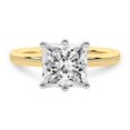 thumbnail image 4 of IGI Certified 3 Carat Princess Shape Lab Grown Diamond Engagement Ring | 14K White Gold |Solitaire Lab Diamond Ring | FG-VS1-VS2 Quality Friendly Diamonds, 4 of 6