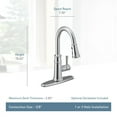 thumbnail image 4 of Moen 7260 Belfield Robinet de Cuisine à une Poignée avec Boost de Puissance et Réflex, Chrome, 4 of 5
