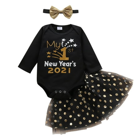 

Letter Romper Tutu Skirt Headbands New Years Outfits