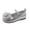 Silver#12, variant on Jinhomg Toddler/Little Girls Mary Jane Ballerina Flats Shoes Slip-on School Party Fashion Y2k Dress Shoes Pink 22