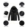 thumbnail image 3 of Chaqueta de invierno MAOYSSEN para hombre, chaqueta de esquí impermeable, cortavientos, 3 of 5