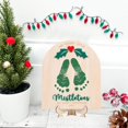 thumbnail image 3 of Pizarra artística con estampado navideño MAMUXI Green Mistletoe, 3 of 9