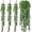 A Green, variant on 3pack Artificial Fake String of Pearls Plant Faux Hanging Succulents Plants (Green) A